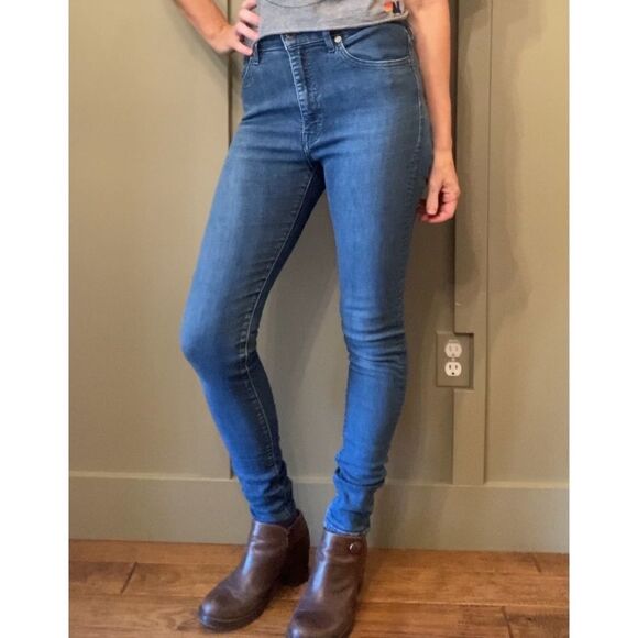 LEVI’S Made & Crafted Sliver High Rise Skinny Jeans Size 27 - Picture 1 of 13